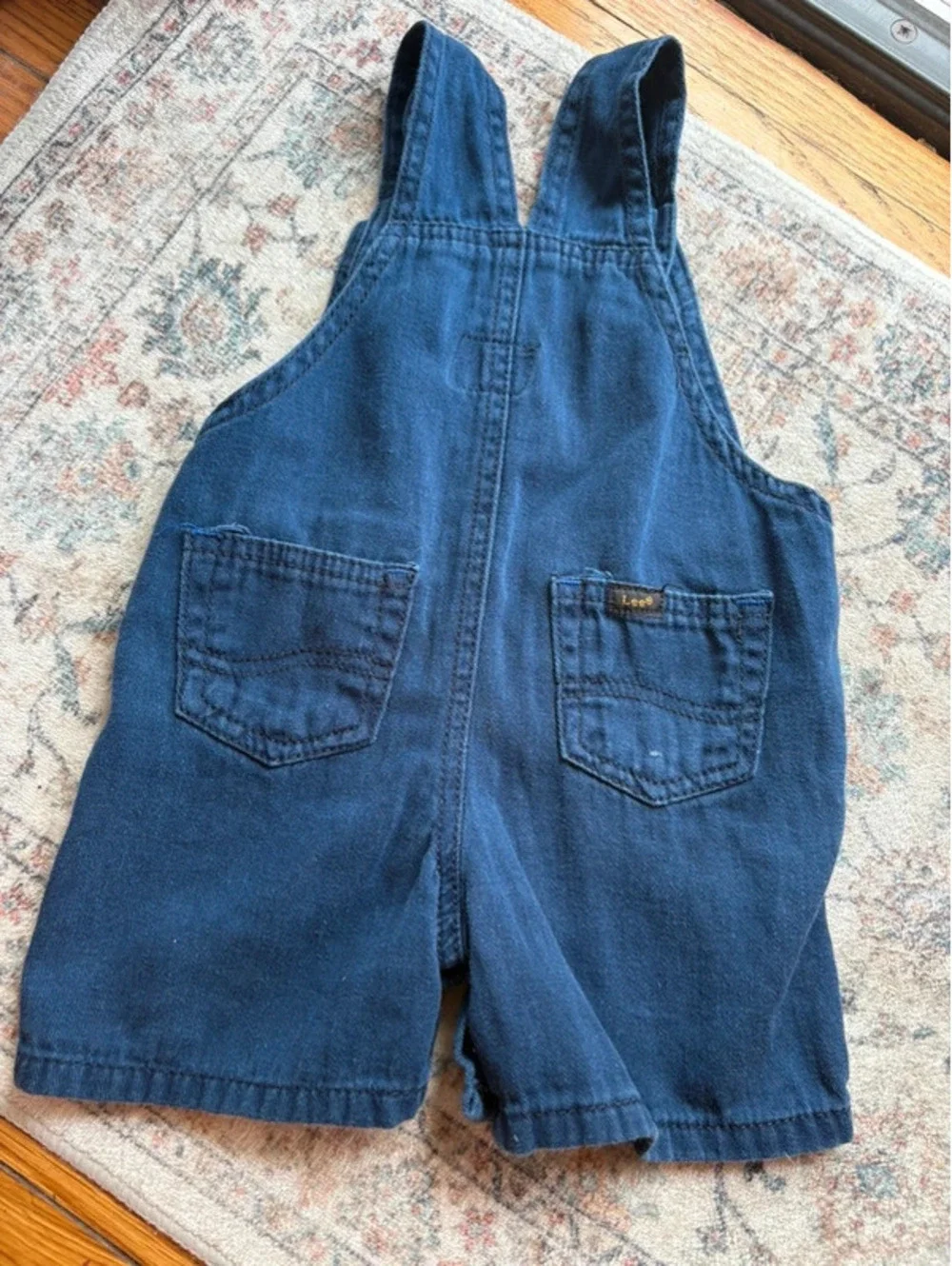 18M Boys Navy Blue Lee Shorts Overall